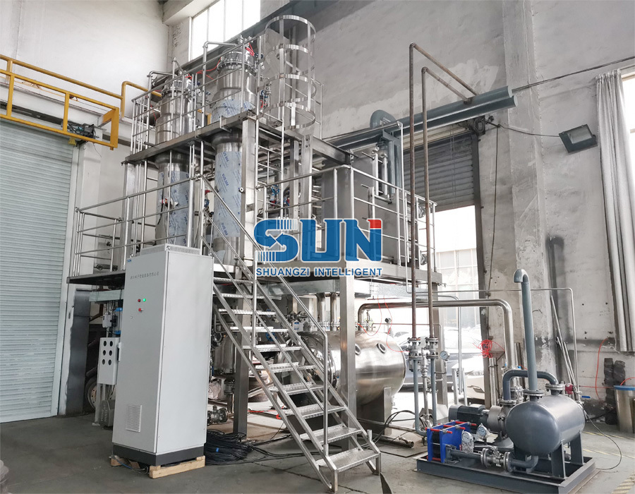 Low-temperature Vacuum Double Effect Falling Film Evaporator