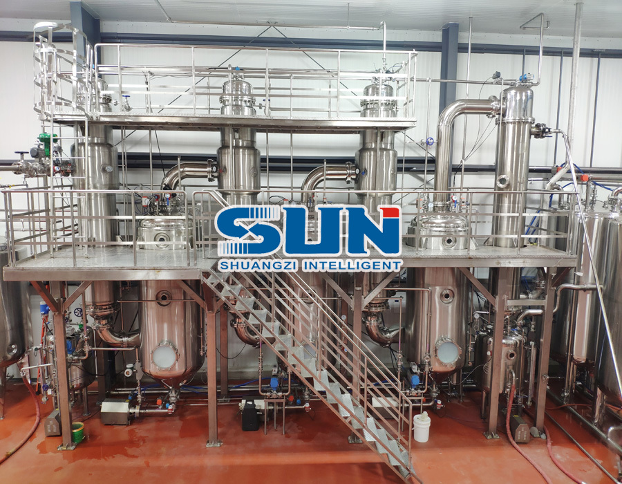 Energy-Efficient Three Effect Falling Film Evaporator Concentration Equipment